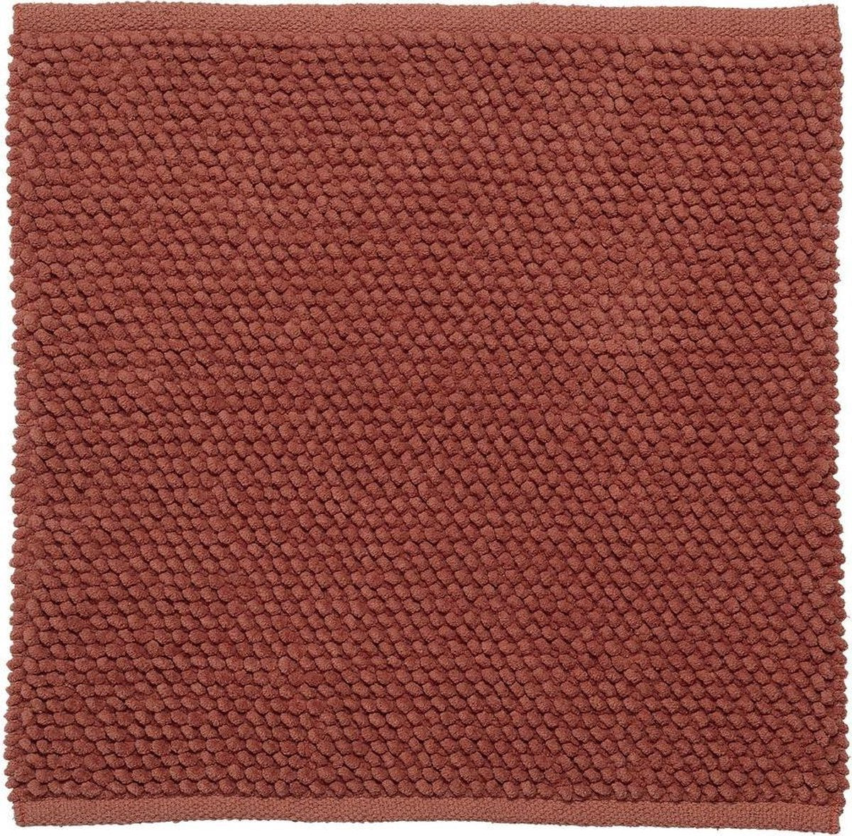 Sealskin - delhi badmat 60x60 cm - katoen - donkerroze