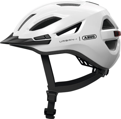 Abus Helm Urban-i 4.0 glänzend weiß L 57-61cm