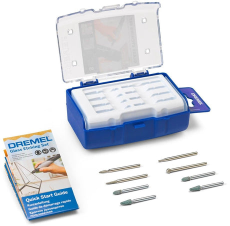 Dremel Arts Crafts Glasgravur-Set (8-tlg.) (682ja) inkl. Kurzanleitung