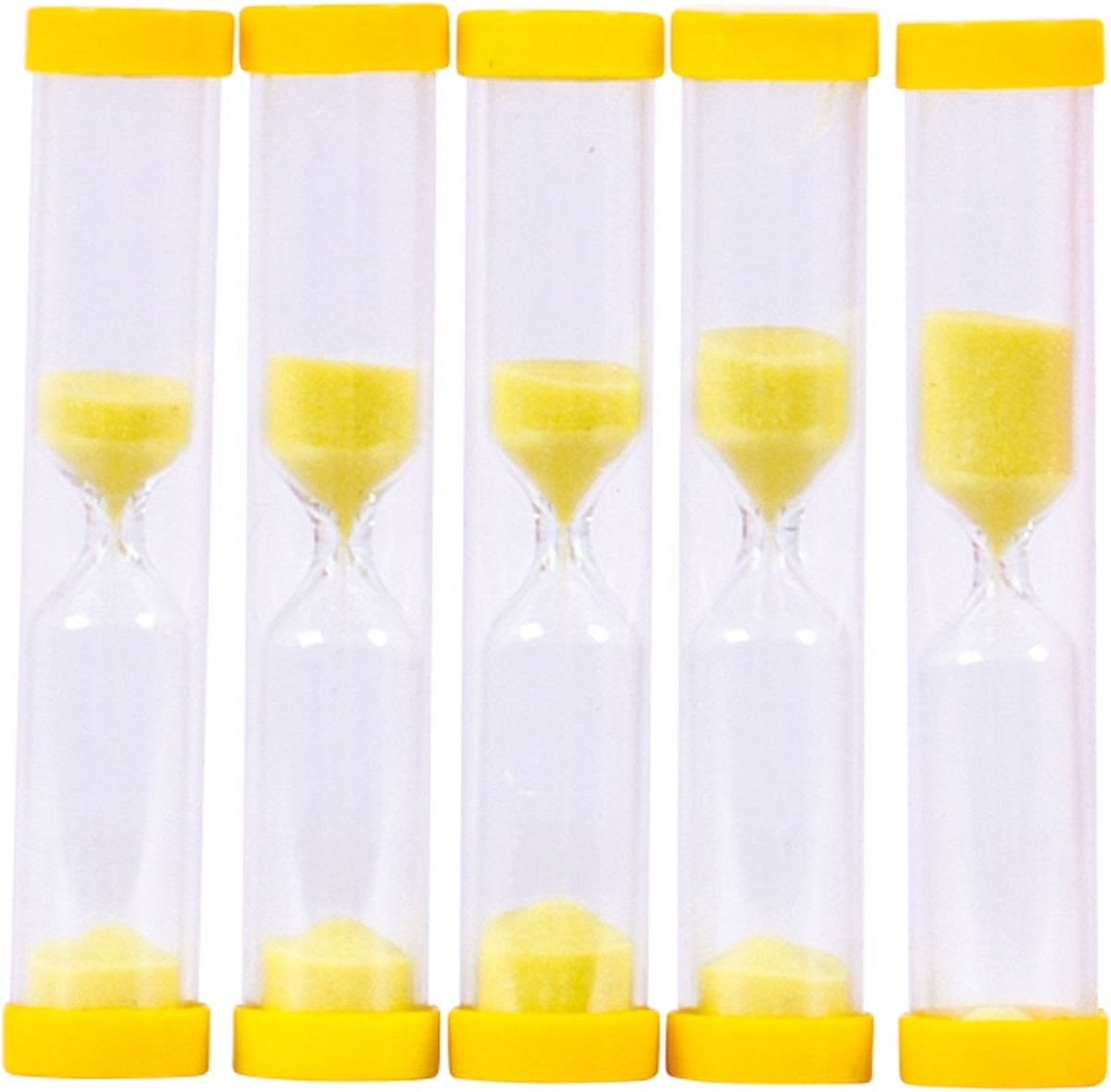 Bigjigs Sanduhr, 3-Minuten-Timer, 5 Stück