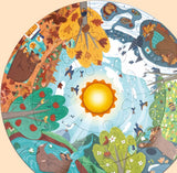 Hape Vier-Jahreszeiten-Puzzle mit Licht – 16 Teile.