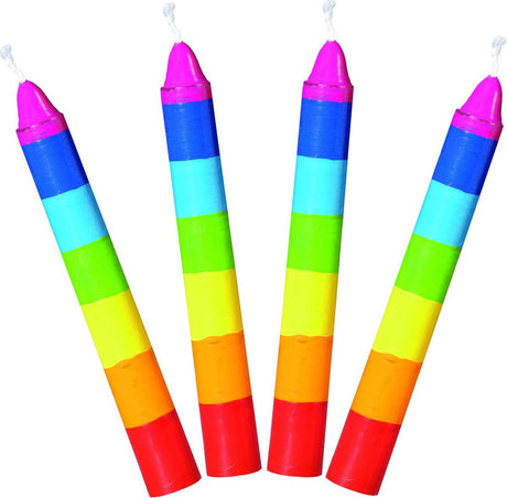 Goki Kerzen Regenbogen, 10 Stk.