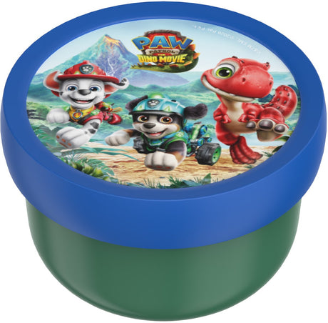 Mepal fruitbox campus - 300 ml - inclusief fruitvorkje - sluit goed af - snackdoosje - paw patrol dino