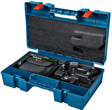 Bosch Professional GLL 2-15 G Kreuzlinienlaser grün + Deckenklemme DK 10 im Koffer - 0601063W02