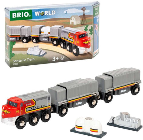 Brio – Santa Fe Zug – Züge der Welt – Holzspielzeug