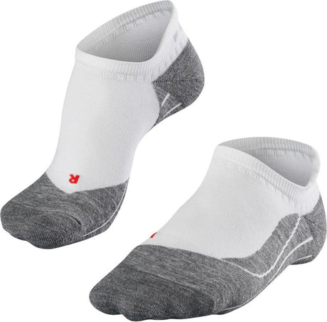 Falke ru4 unsichtbare Anti-Blasen-Baumwoll-Funktionsmaterial-Laufsocken Herren weiß - Größe 42-43