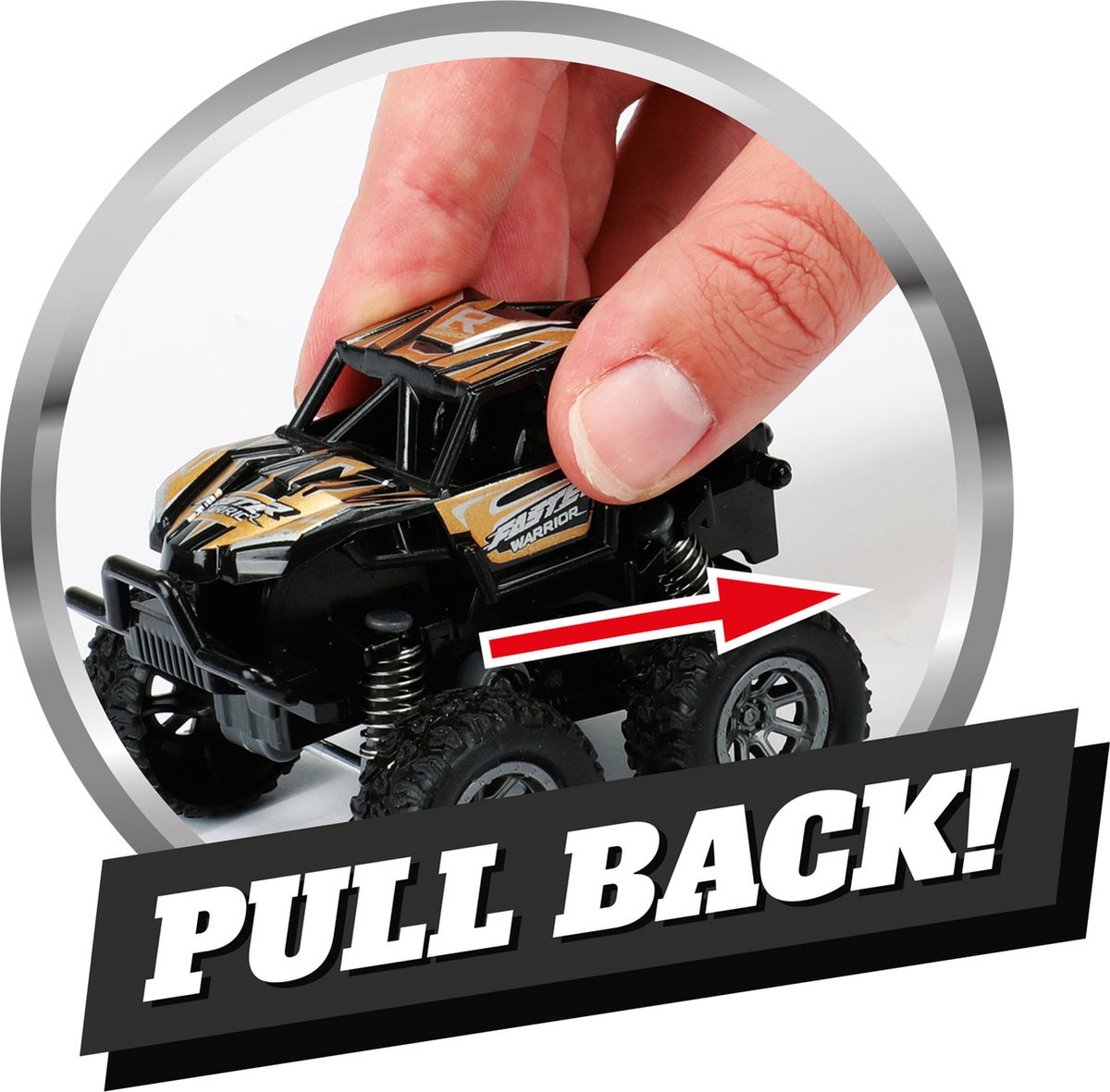 Vehicool Autos Lastwagen ziehen Monstertruck 4x4 zurück