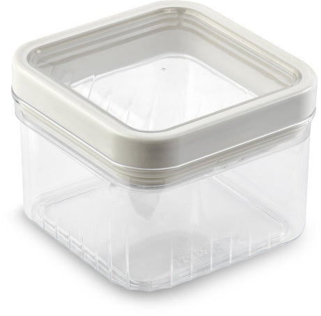 Curver Kara Aufbewahrungsdose – 0,5 l – 10,7 x 10,7 x 7,9 cm – weiß