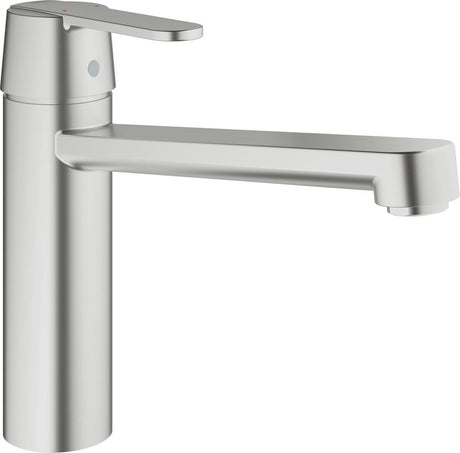 Grohe get Küchenarmatur – mittlerer Auslauf – Edelstahloptik