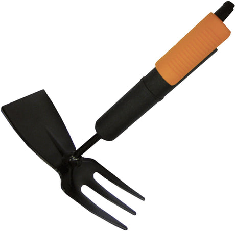 Fiskars Quikfit Hacke – Gartengeräte – Unkrautentferner – Gartenhacke aus gehärtetem Stahl