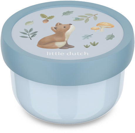 Mepal Obstbox Campus Little Dutch - 300 ml - inklusive Obstgabel - gut verschließbar - Snackbox - Waldfreunde