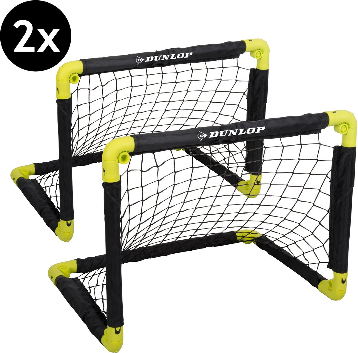 Fußballtor mit Bodenstiften, 2 -Set von 2