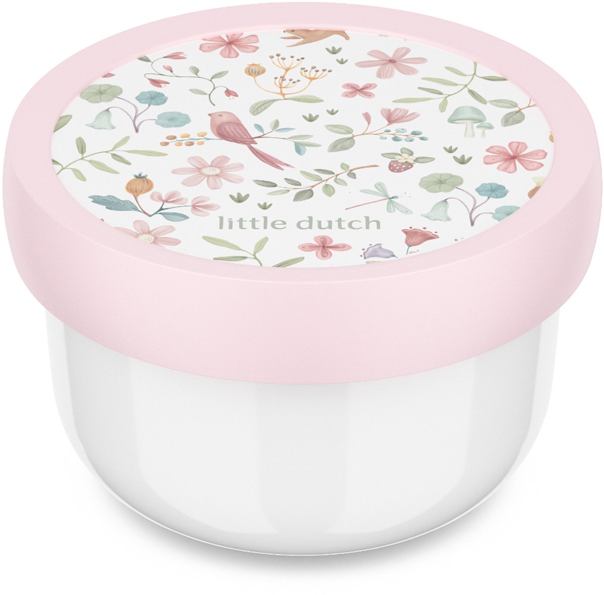 Mepal Obstbox Campus Little Dutch – 300 ml – inklusive Obstgabel – schließt gut – Snackbox – Feenwunder