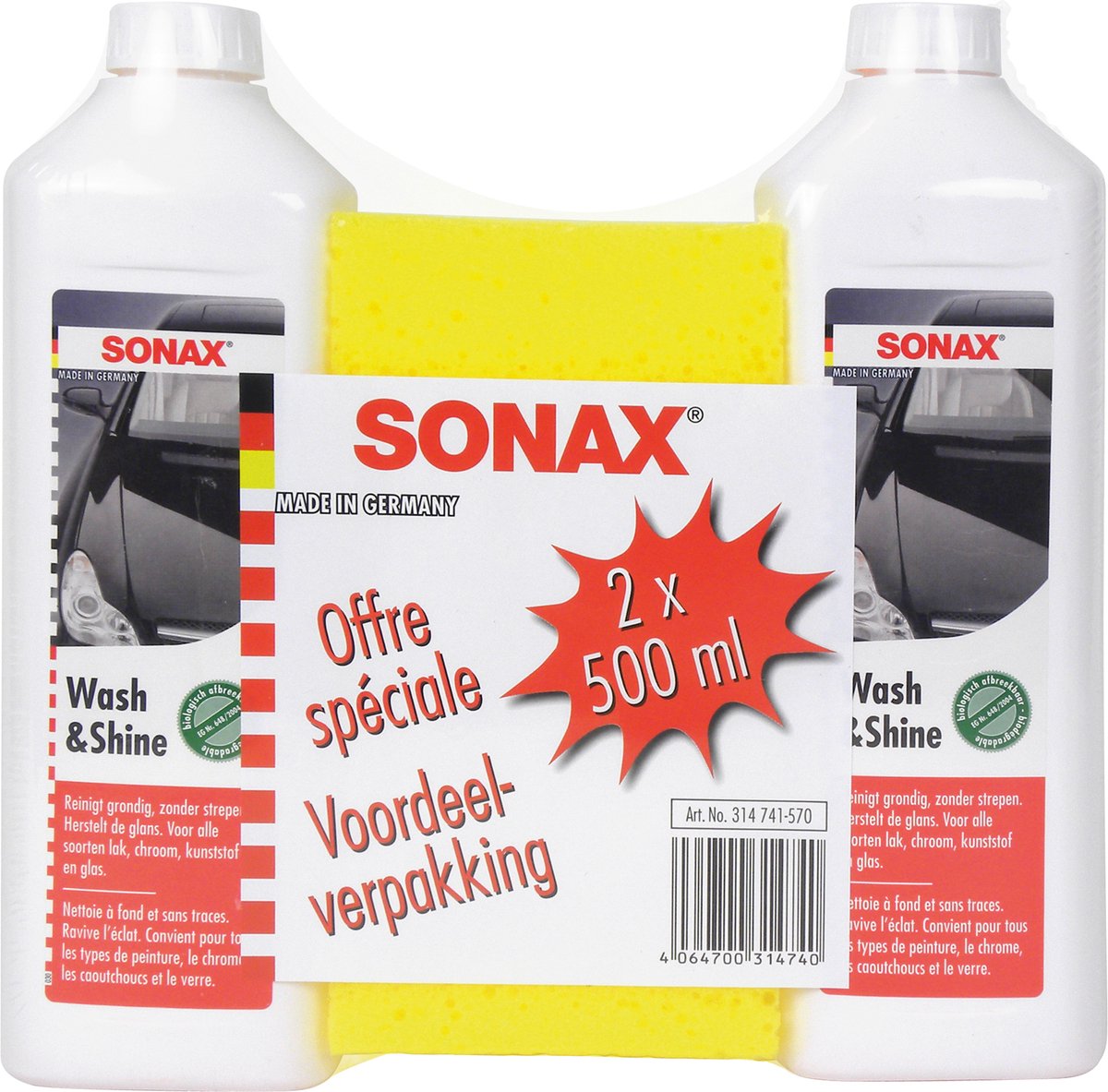 Sonax Shampooset Wash Shine 3-Stück