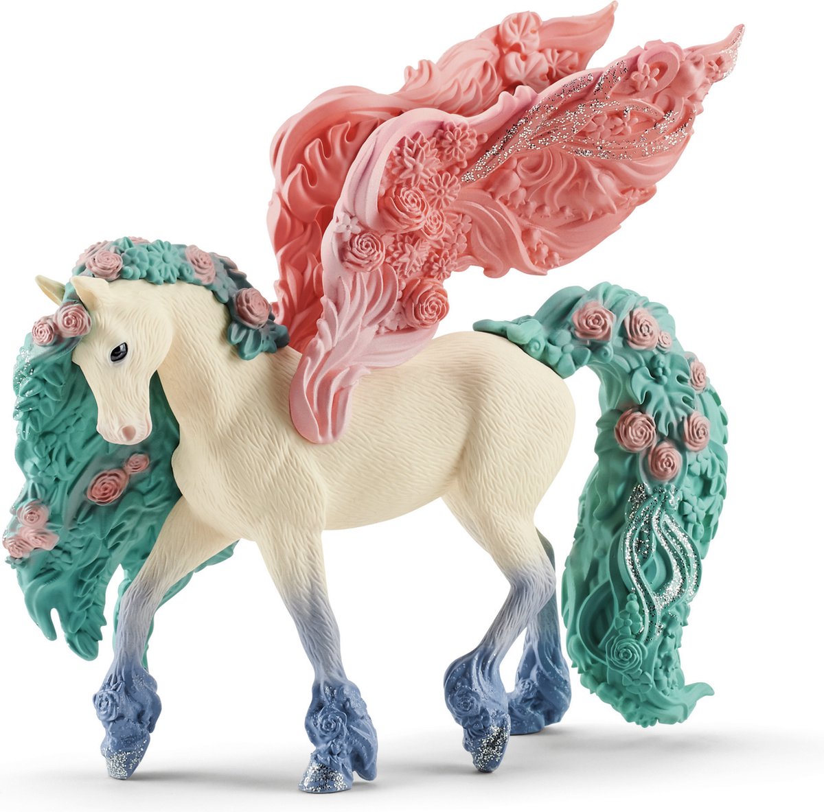Schleich Bayala Blumenpegasus – Spielfigur – Kinderspielzeug für Jungen und Mädchen – 5 bis 12 Jahre – 70590