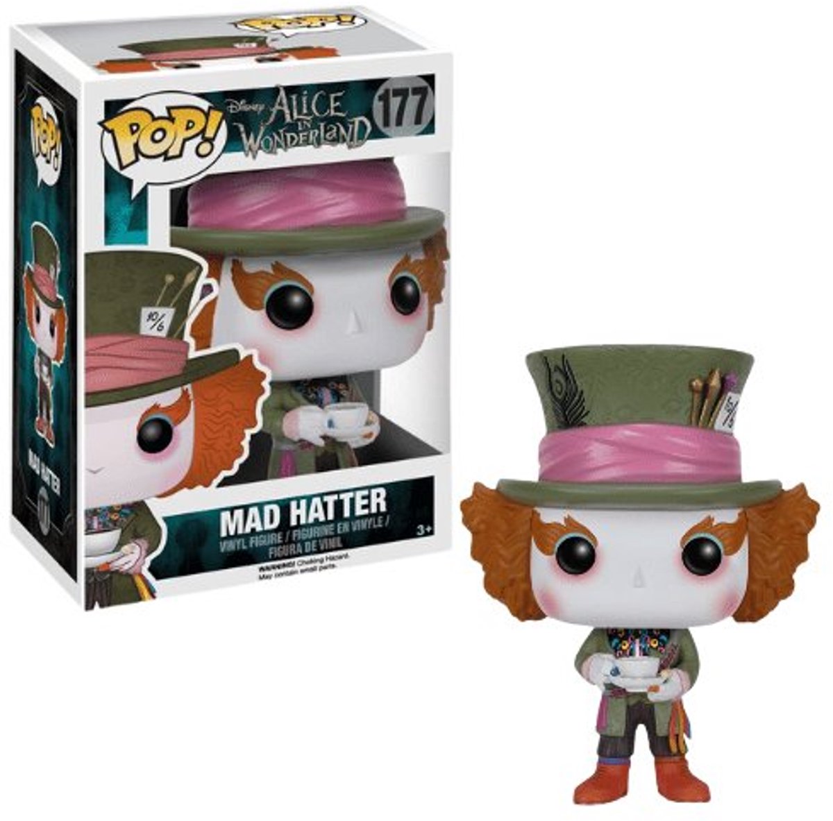 Funko-Pop! Disney: Alice im Wunderland – Der verrückte Hutmacher Nr. 177