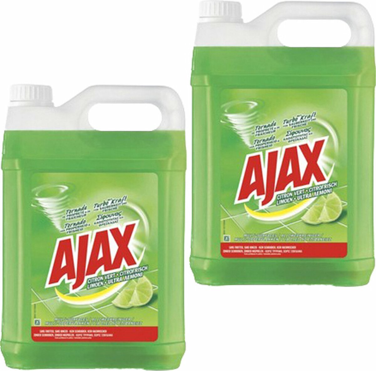 Ajax allesreiniger - limoen - 2 x 5l