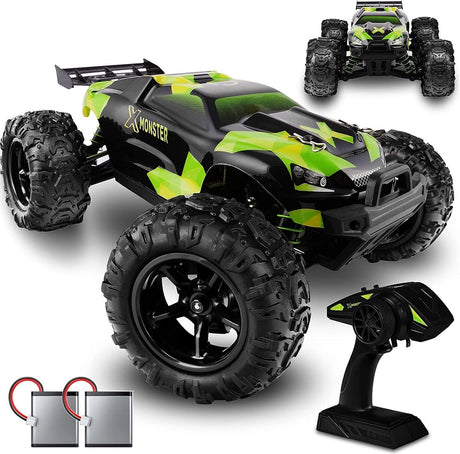 Overmax x-monster 3.0 – ferngesteuertes Auto – Allradantrieb – Maßstab 1:18 – 30 km h – steuerbares Auto – Erwachsene Kinder – ferngesteuertes Auto – Offroad-Monstertruck