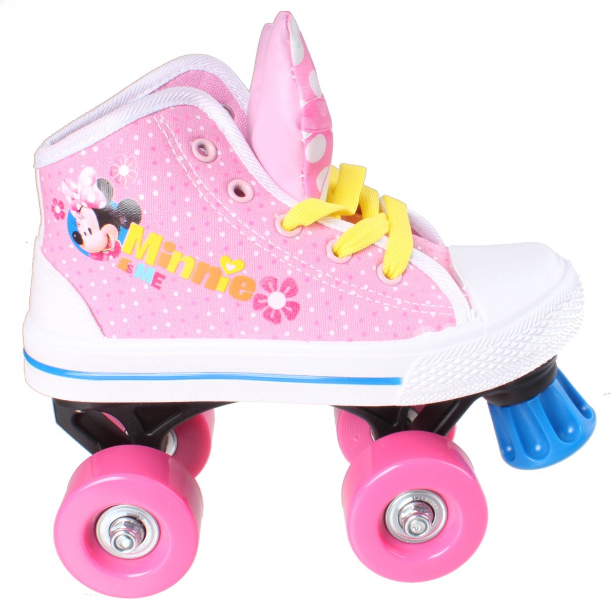 Disney Minnie Mouse Roller Skates Girls Pink Weiß Größe 30