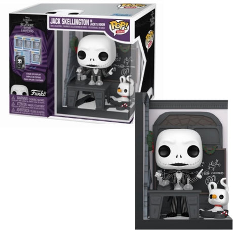 Funko pop! nooks: the nightmare before christmas - jack skellington in jack's room