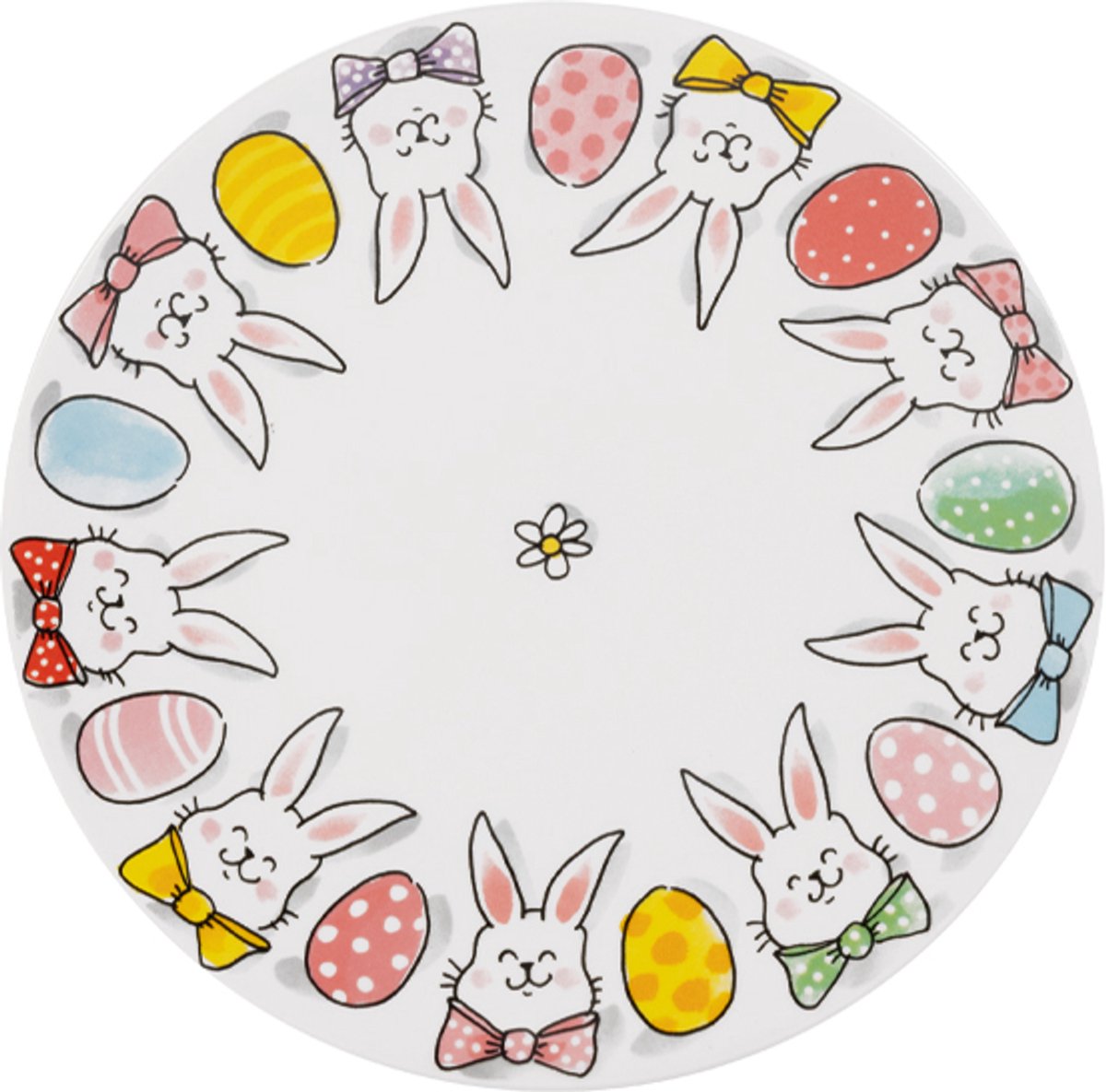Blond amsterdam , specials. pasen: bord 22 cm bunny