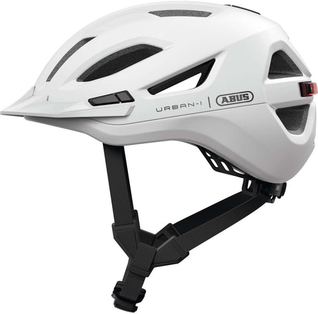 Abus fietshelm urban-i 4.0 ace polar white xl - 60-64 cm - wit - geschikt voor gebruik op elektrische fietsen - stadsfietsen - 320 g