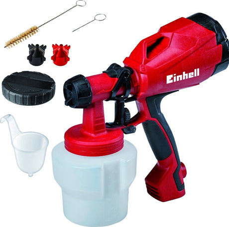 Einhell elektrisches Farbsprühgerät TC-SY 500 P – 500 W – 1000 ml – für Lacke und Lasuren