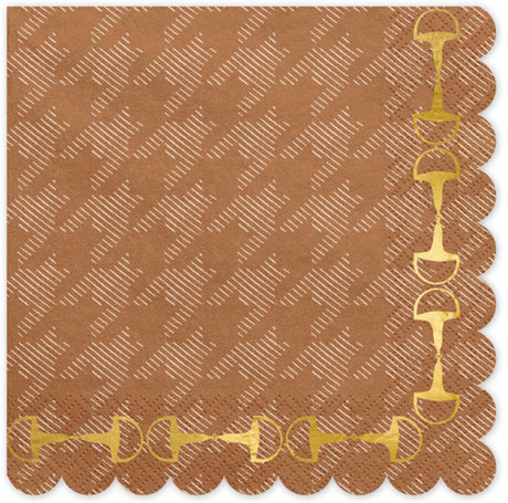 Partydeco 12 Steigbögel Partyservietten 33x33 cm