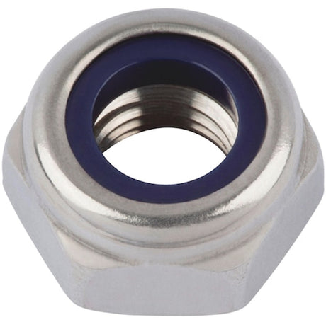 Würth - DIN 985 Edelstahl A2 blank - Sechskantmutter, niedrige Form, mit Klemmteil (nichtmetallischer Einsatz) DIN 985 Edelstahl A2, blank