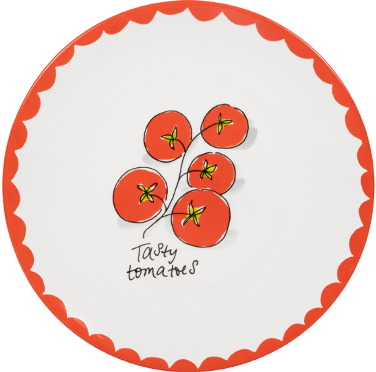 Blond amsterdam , everyday: bord 22 cm tomatoes