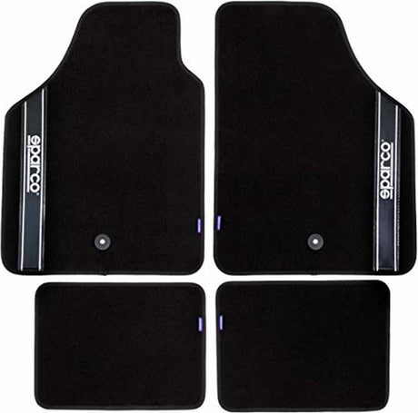 Sparco Automatten Universal 4er-Set - Stoff - Schwarz