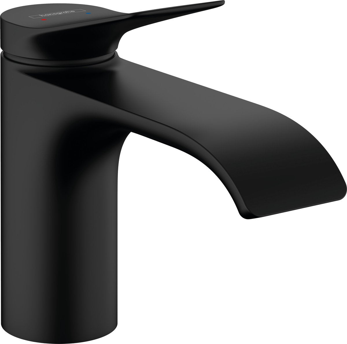 Hansgrohe Vivinis Einhebel-Waschtischmischer 80 Einhebel-Waschtischmischer 80 ohne Ablauf schwarz matt