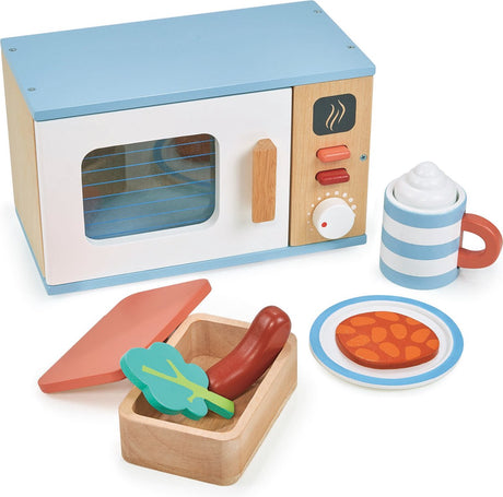 Mentari-Küche – Mikrowelle – 21 x 12,5 x 13 cm – mit Zubehör – 3 Jahre