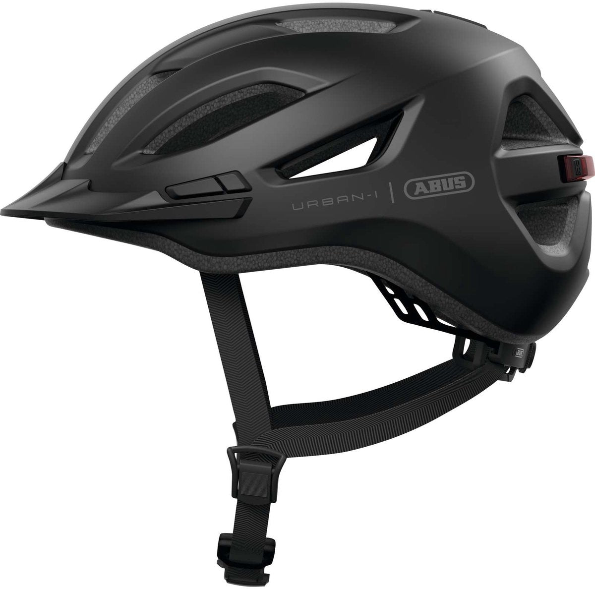 Abus Fahrradhelm Urban-i 4.0 Velvet Black L - 57-61 cm - Schwarz - Geeignet für den Einsatz an Elektrofahrrädern - Cityfahrrädern - 290 g