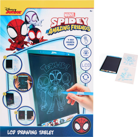 Twisk Disney Marvel Spidey – LCD-Zeichenbrett 11 Zoll – Kinder-Zeichentablett – Kinder-Tablet