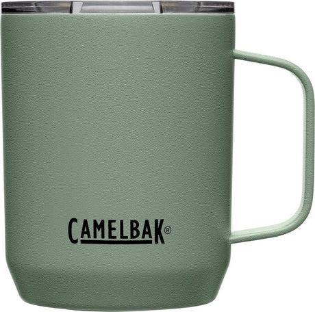 Camelbak Camp Mug Edelstahl vakuumisoliert – Isolier-Trinkbecher – 350 ml – Grün (Moos)