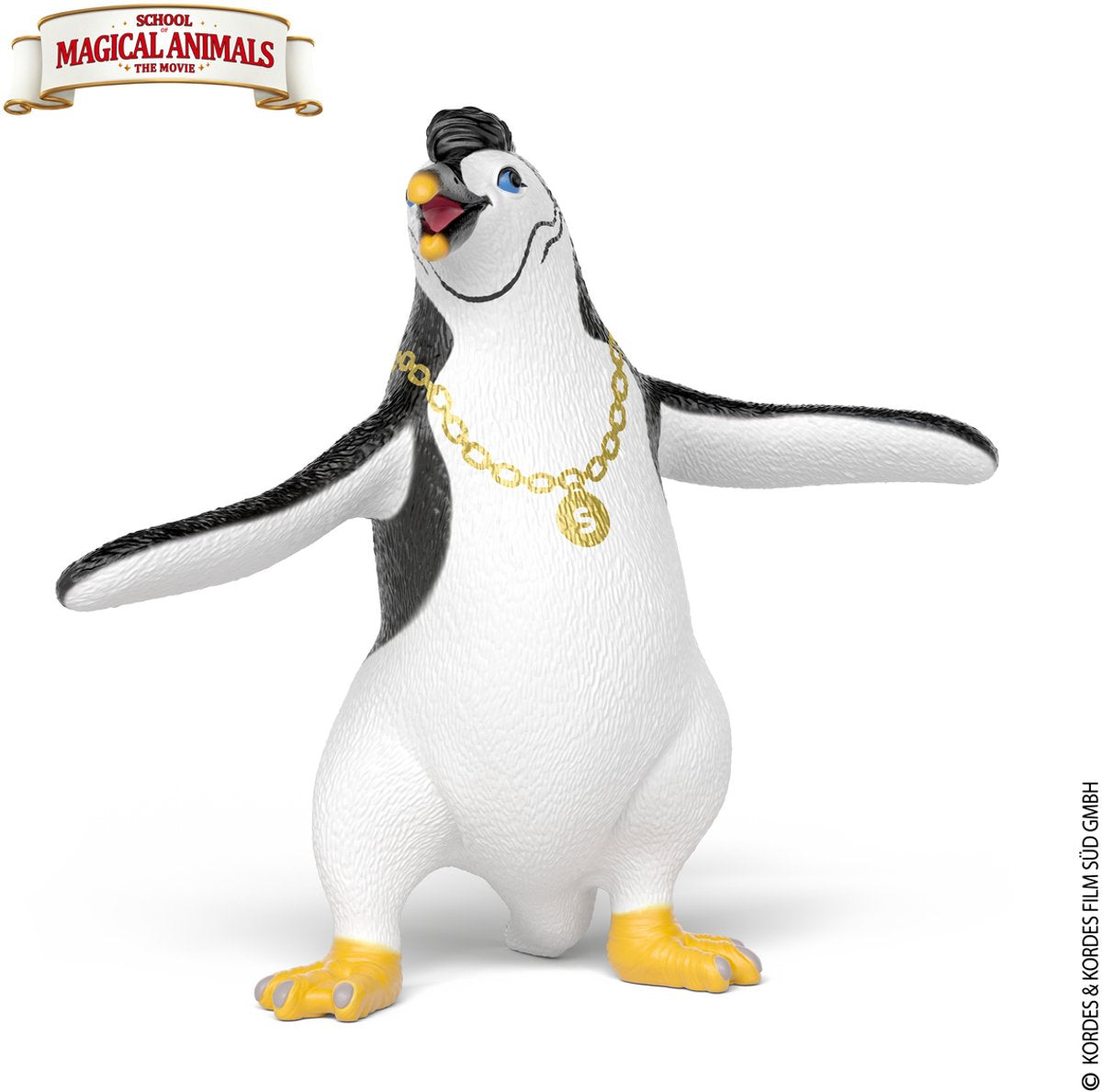 Schleich Schule der magischen Tiere Yuri der Pinguin mit Goldkette 14958