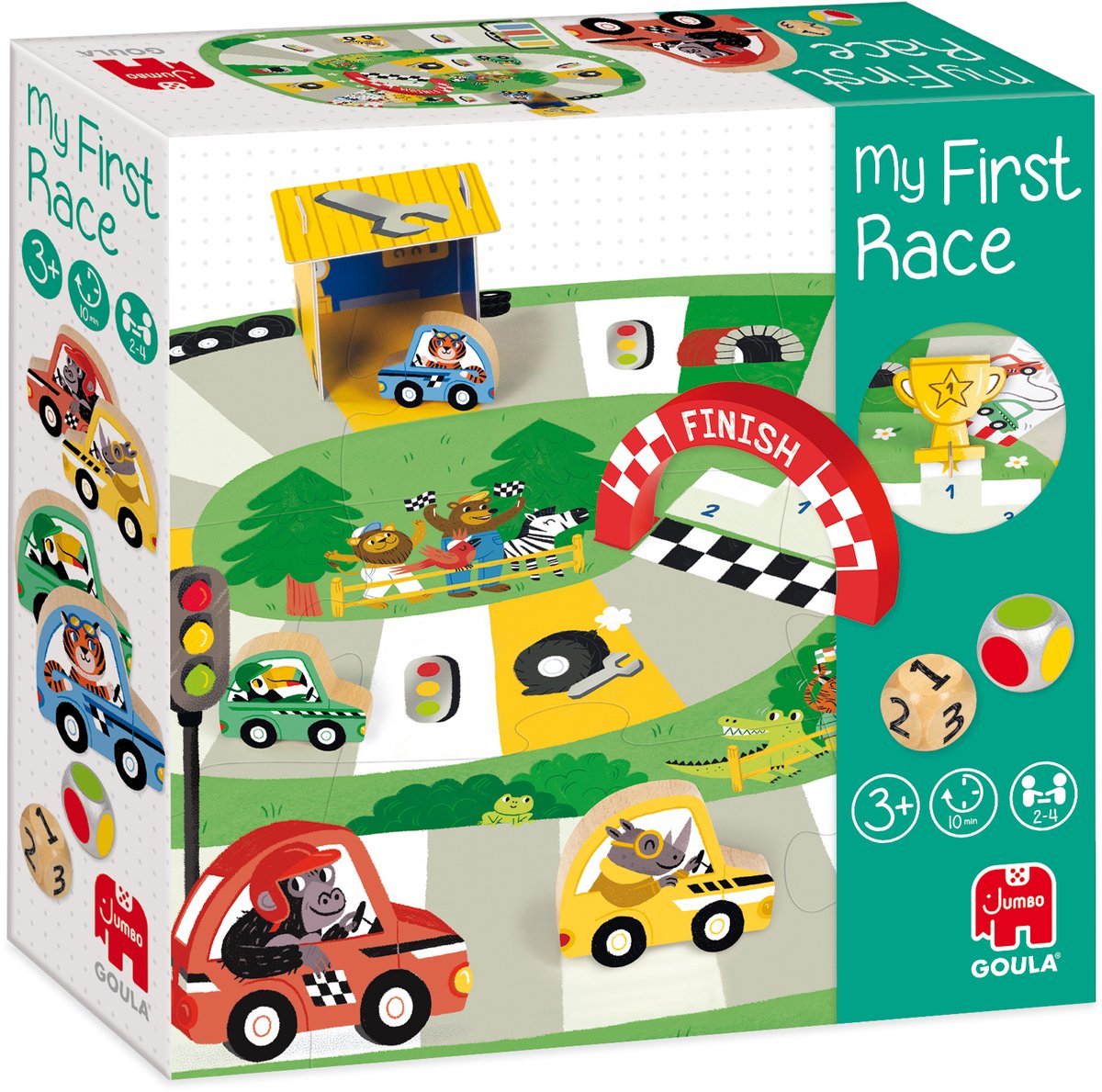 Jumbo Goula, mein erstes Rennen, ein Kinderspiel