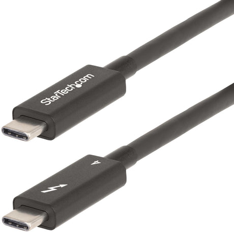 Startechcom startech.com 6 Fuß (2 m) aktives Thunderbolt 4-Kabel, 40 Gbit/s, 100 W PD, 4K8K, Intel-zertifiziert, kompatibel mit Thunderbolt 3USB 3.2DisplayPort (A40G2MB-TB4-Kabel) – USB-Kabel
