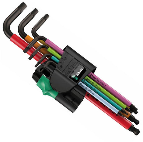 Wera 05022534001 7-teiliger mehrfarbiger Innensechskantschlüsselsatz – 1,5–6 mm