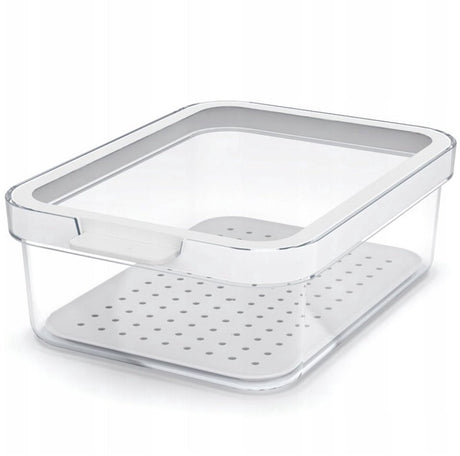 Rotho Cauma Kühlschrank-Organizer 18,4x13,6x6,2 cm 1,2l weiß transparent