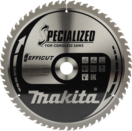 Makita Zubehör Kappsägeblatt Holz | Wirkung 305x30x2,15 60t 10g - b-67309 b-67309