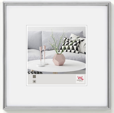 Walther Galeria - Kunststoffrahmen - Fotogröße 30x30 cm - Silber