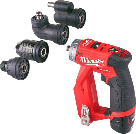 Milwaukee m12 fddxkit-202x 12 V Li-Ionen-Akku-Bohr-/Schraubendreher-Set (2 x 2,0 Ah Akku) in HD-Box – 34 nm