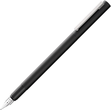 Lamy CP1 056 Füllfederhalter | mattschwarze Farbe | Edelstahlfeder ef | inklusive T10 blauer Tintenpatrone