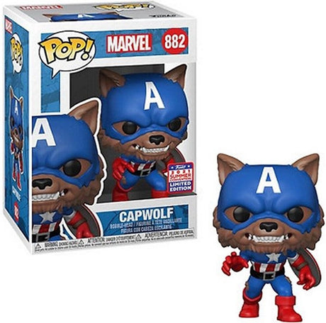 Funko Marvel – Pop Nr. 882 – Capwolf – SDCC 2021, exklusive Sommer-Convention