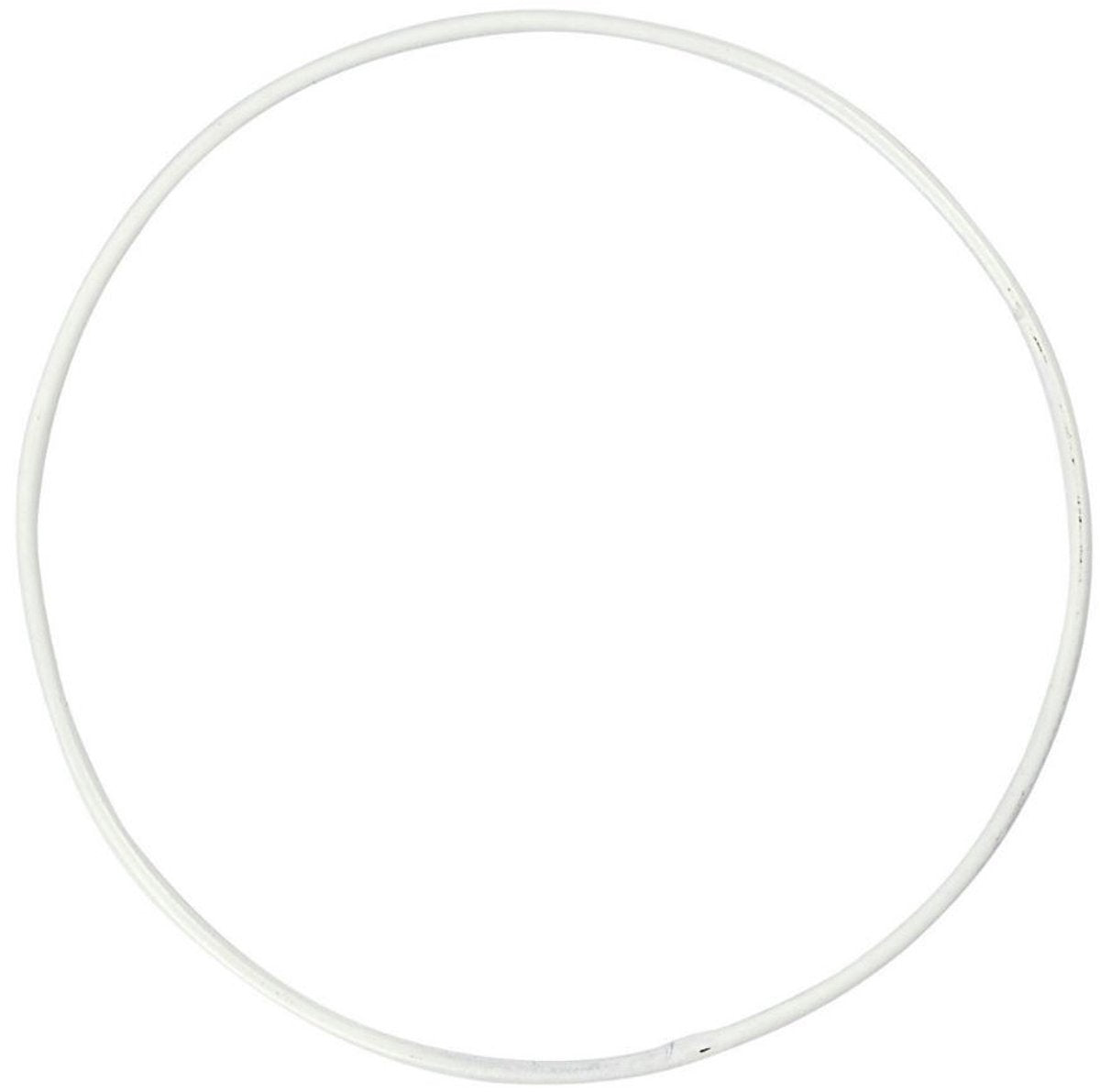 Creativ Company Metalldrahtring weiß - 10cm