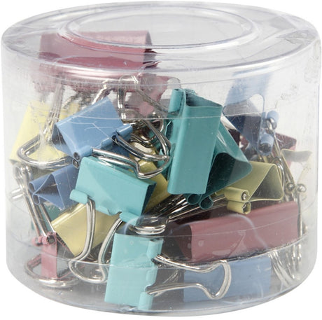 Kreativunternehmen https: www.cchobby.nlfoldback-clips-b-15-19-25-mm-pastelcolours-30-div-1-doos