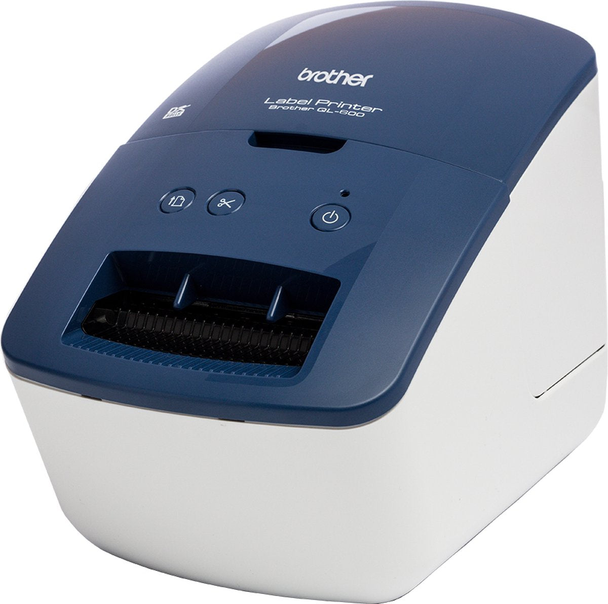 Brother Etikettendrucker ql600bxx1 300 dpi 71 mm s USB 2.0 blau weiß schwarz blau weiß