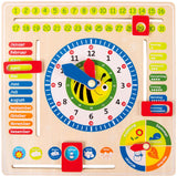 Kleine Fußhölzer Kalender Uhr Jahreszeiten bei (Deutsch)